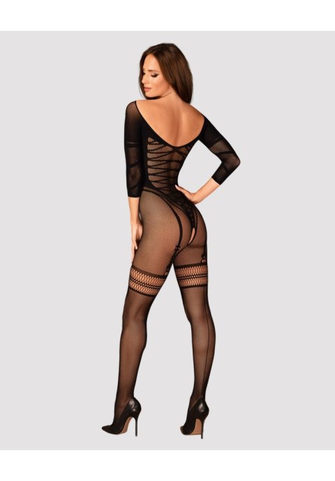 Bodystocking otwarty krok siateczkowy wzór XL/XXL Bodystocking otwarty krok siateczkowy wzór XL/XXL