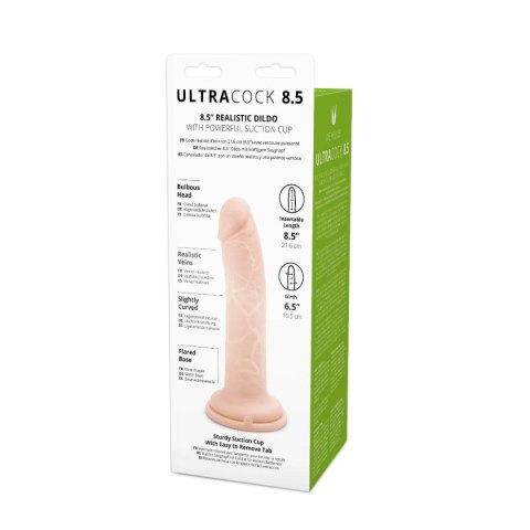 Duże realistyczne dildo z mocną przyssawką 21,5 cm Duże realistyczne dildo z mocną przyssawką 21,5 cm