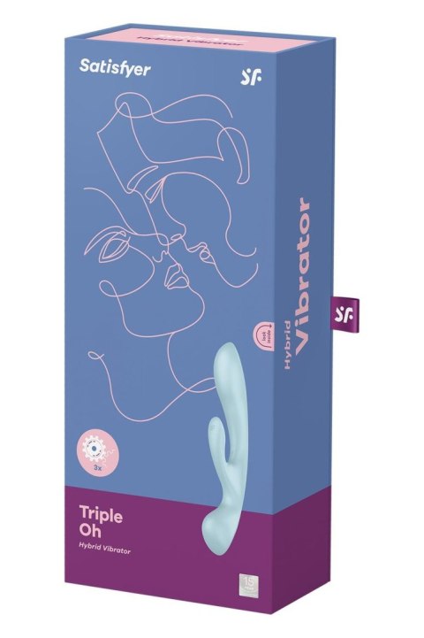Króliczek wibrator masaż łechtaczki satisfyer blue Króliczek wibrator masaż łechtaczki satisfyer blue