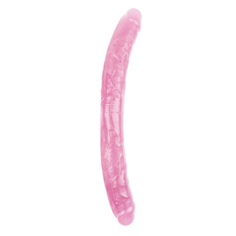 Różowe podwójne żylaste dildo sex lesbijski 46 cm Różowe podwójne żylaste dildo sex lesbijski 46 cm
