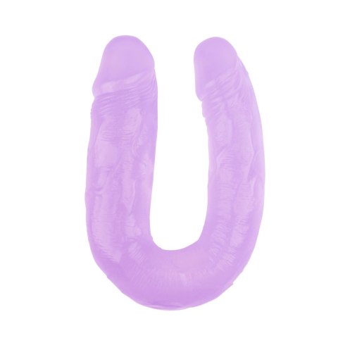 Wygięte podwójne żylaste dildo sex lesbijski 18 cm Wygięte podwójne żylaste dildo sex lesbijski 18 cm