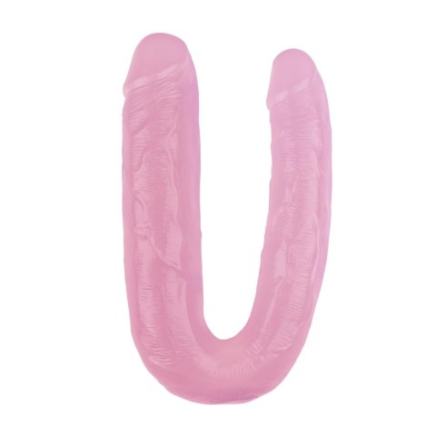 Wygięte różowe żylaste dildo sex lesbijski 22,5 cm Wygięte różowe żylaste dildo sex lesbijski 22,5 cm