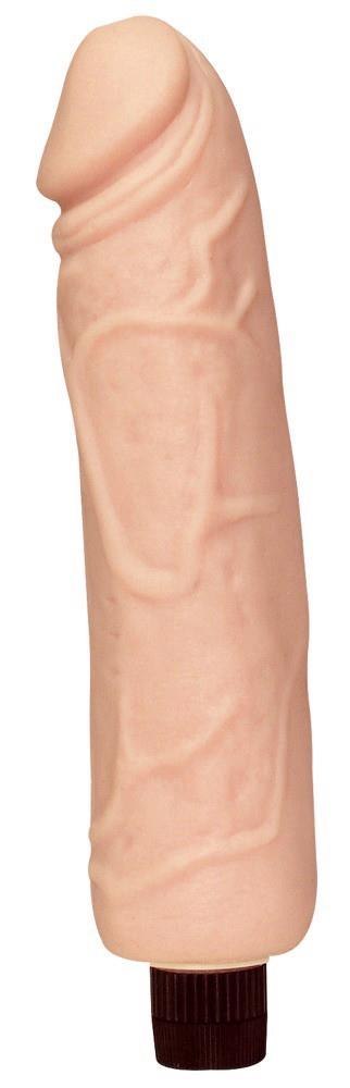 Mocny wibrator grube żyły naturalny kształt 19cm Mocny wibrator grube żyły naturalny kształt 19cm