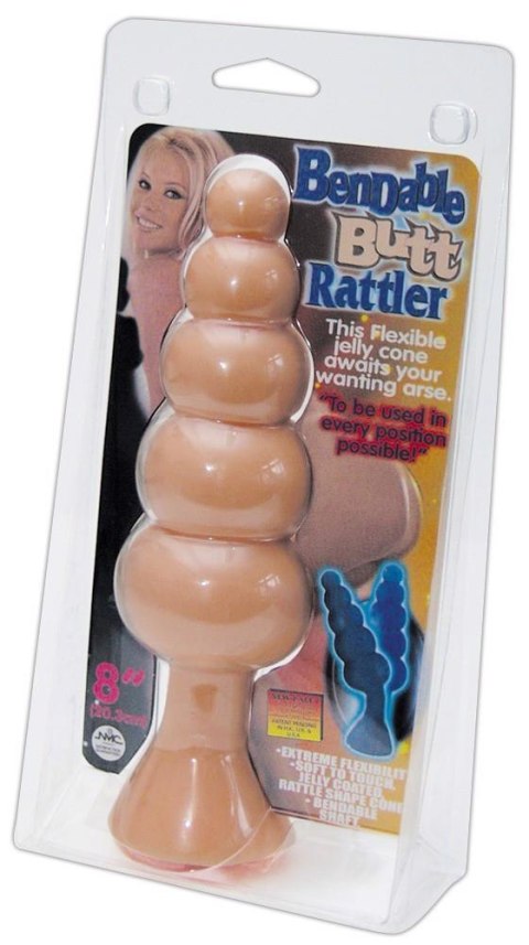 Sonda analna z kulkami do pupy sex przyssawka 20cm Sonda analna z kulkami do pupy sex przyssawka 20cm