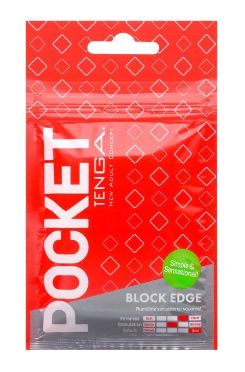 Kieszonkowy masturbator podręczny Tenga Block Edge Kieszonkowy masturbator podręczny Tenga Block Edge