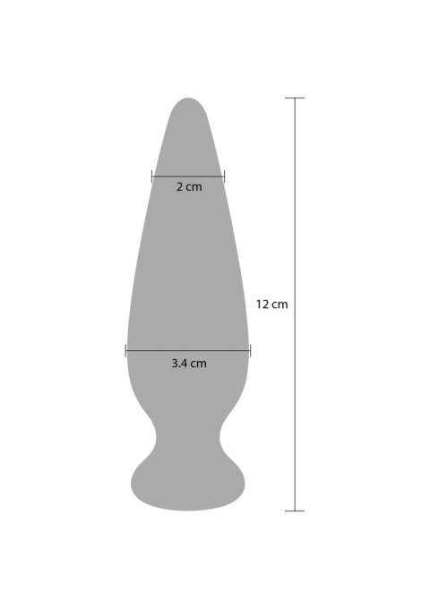 Korek analny zatyczka plug wibracje 12 cm 7 trybów Korek analny zatyczka plug wibracje 12 cm 7 trybów