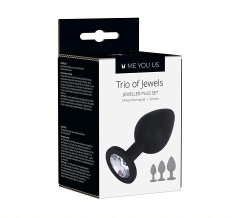 Zestaw 3 korki analne sex zatyczka plug ozdobny Zestaw 3 korki analne sex zatyczka plug ozdobny