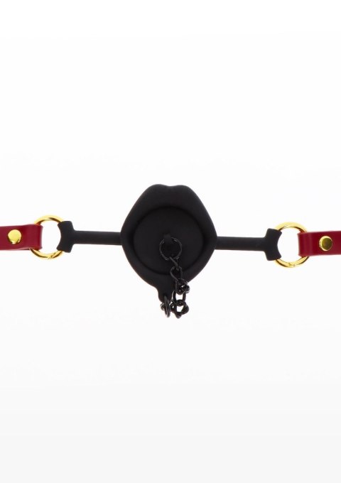 Knebel erotyczny otwarty z zatyczką BDSM bondage Knebel erotyczny otwarty z zatyczką BDSM bondage