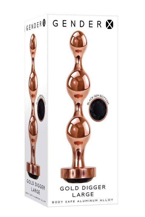 Korek analny metalowy sonda kulkowa diament 13 cm Korek analny metalowy sonda kulkowa diament 13 cm