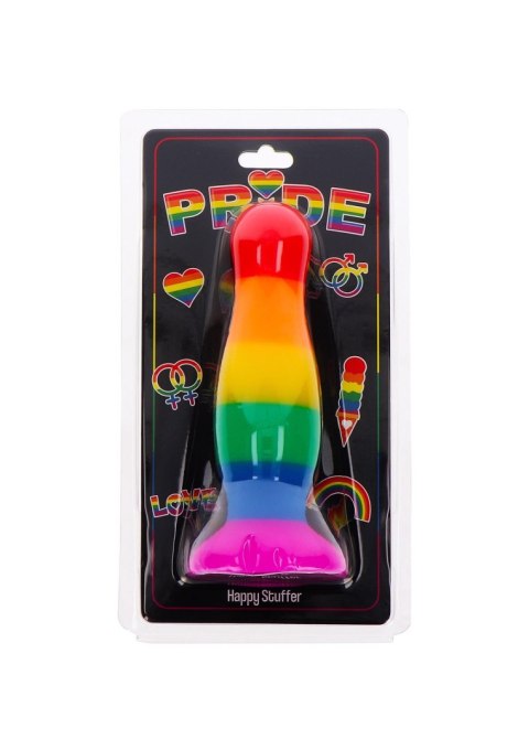 Korek analny tęczowy sex zatyczka do pupy 12cm Korek analny tęczowy sex zatyczka do pupy 12cm