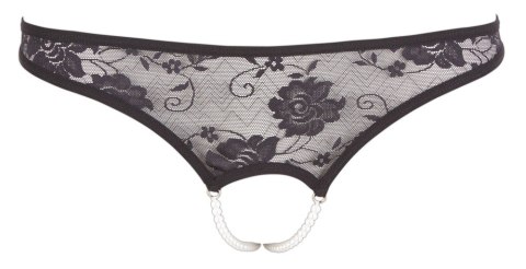 Lace String Pearls black M Lace String Pearls black M