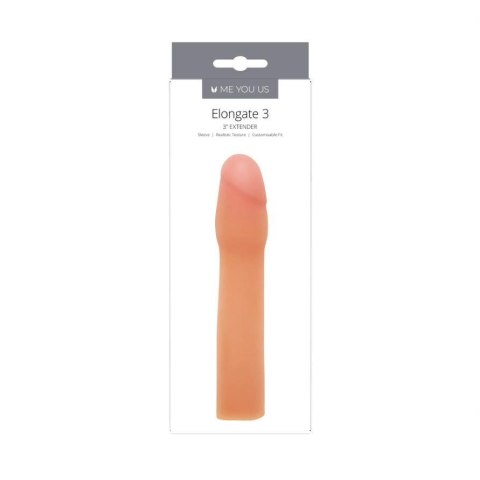 Nakładka na penisa przedłużająca pogrubiająca +7cm Nakładka na penisa przedłużająca pogrubiająca +7cm