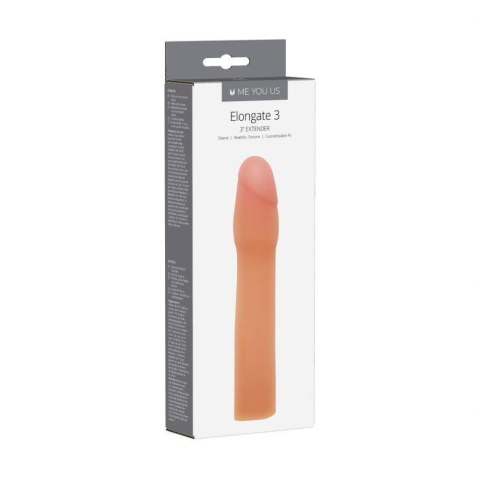 Nakładka na penisa przedłużająca pogrubiająca +7cm Nakładka na penisa przedłużająca pogrubiająca +7cm