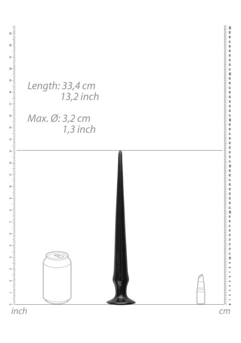 Ass Spike Dildo - 34 cm - Black Ass Spike Dildo - 34 cm - Black