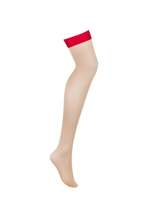Bielizna-S814 pończochy czerwone L/XL Bielizna-S814 pończochy czerwone L/XL