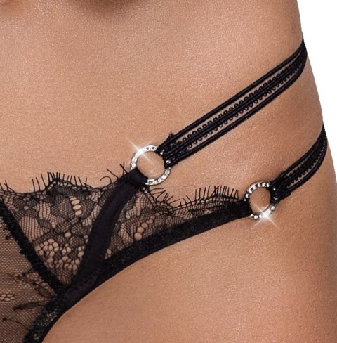 String otwarte z dziurką w kroku wycięte sex S/M