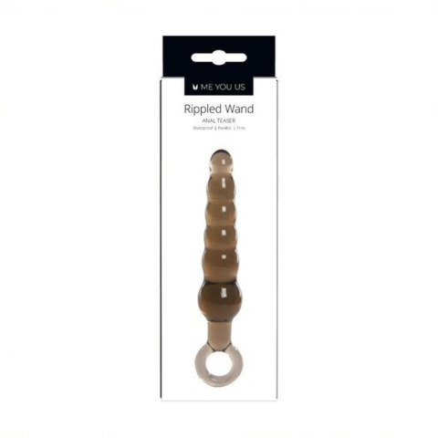 Jędrna elastyczna sonda analna z uchwytem sex 14cm Jędrna elastyczna sonda analna z uchwytem sex 14cm