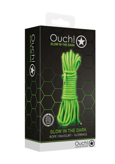 Rope - 10m/16 Strings - Glow in the Dark - Neon Green Rope - 10m/16 Strings - Glow in the Dark - Neon Green