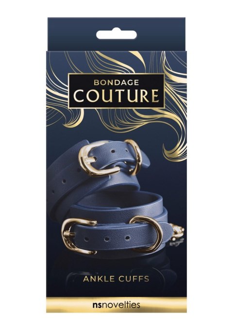 Bondage Couture Ankle Cuff Blue Bondage Couture Ankle Cuff Blue