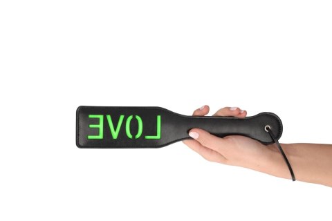 'Love'' Paddle - Glow in the Dark - Black/Neon Green 'Love'' Paddle - Glow in the Dark - Black/Neon Green