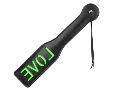 'Love'' Paddle - Glow in the Dark - Black/Neon Green 'Love'' Paddle - Glow in the Dark - Black/Neon Green
