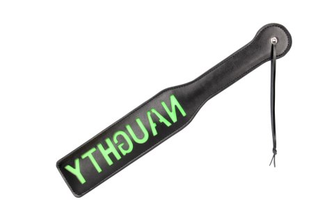 'Naughty'' Paddle - Glow in the Dark - Black/Neon Green 'Naughty'' Paddle - Glow in the Dark - Black/Neon Green