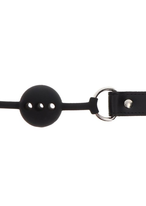 Silicone Ball Gag Black Silicone Ball Gag Black
