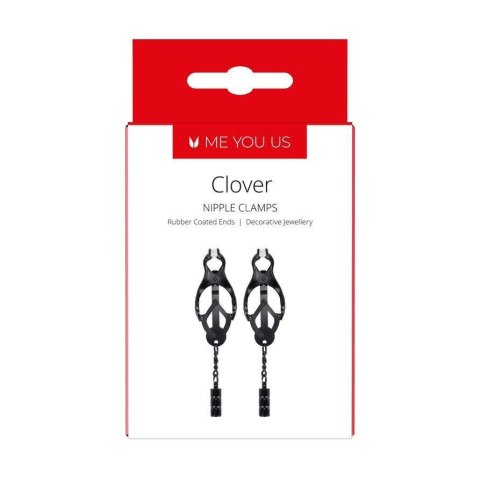 Me You Us Clover Nipple Clamp Black Me You Us Clover Nipple Clamp Black