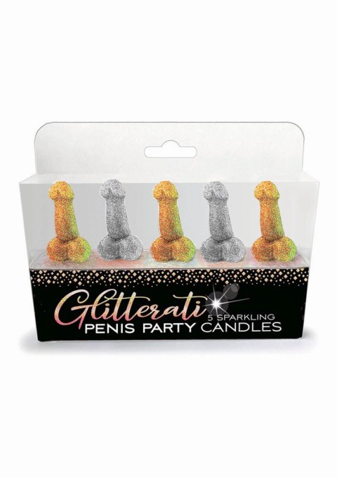Glitterati Penis, Candle Set Glitterati Penis, Candle Set