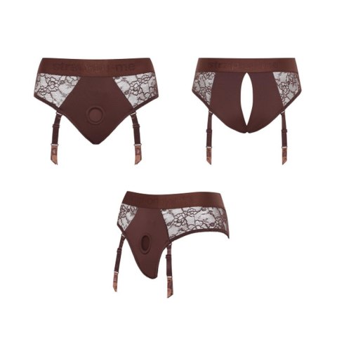 HARNESS LINGERIE DIVA - S - CHOCOLATE HARNESS LINGERIE DIVA - S - CHOCOLATE