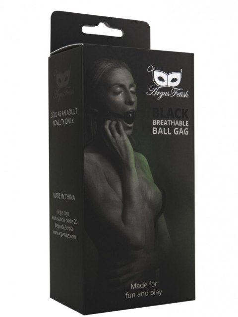 Black Breathable Ball Gag Black Breathable Ball Gag