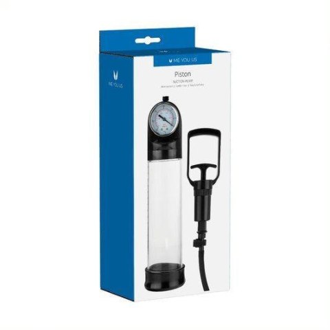 Me You Us Piston Pump Clear/Black Me You Us Piston Pump Clear/Black