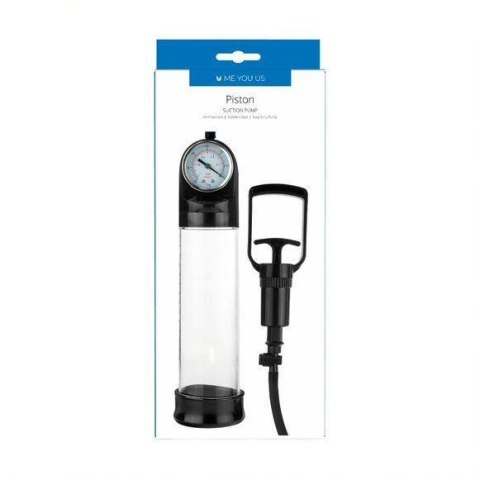 Me You Us Piston Pump Clear/Black Me You Us Piston Pump Clear/Black