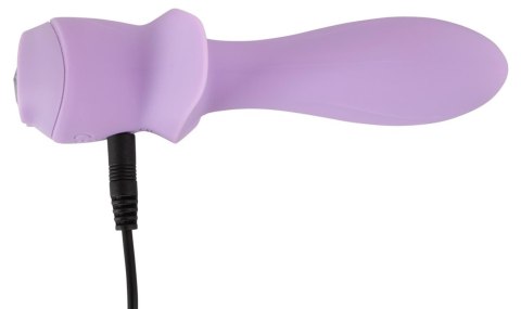 Gładki wibrator damski mini miękki silikon 10 trybów wibracji usb