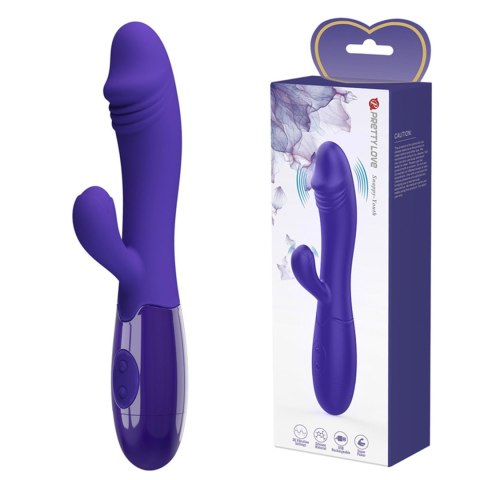 Wibrator królik stymulator punktu G masażer łechtaczki 30 funkcji wibracji Wibrator królik stymulator punktu G masażer łechtaczki 30 funkcji wibracji