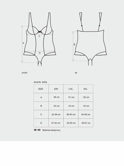 Body prześwitująca siateczka erotyka obsessive s/m Body prześwitująca siateczka erotyka obsessive s/m