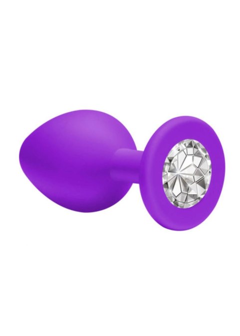 Korek analny silikonowy z sex diamencikiem 7cm Korek analny silikonowy z sex diamencikiem 7cm