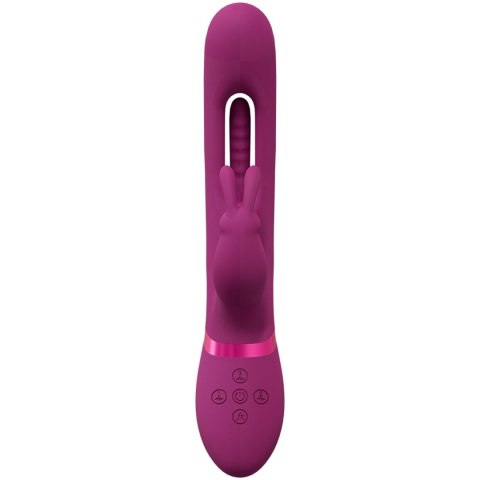Mika - Triple Rabbit with G-Spot Flapping - Pink Mika - Triple Rabbit with G-Spot Flapping - Pink