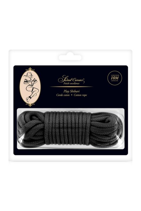 SM BONDAGE ROPE BLACK 10M (Size: T2) SM BONDAGE ROPE BLACK 10M (Size: T2)