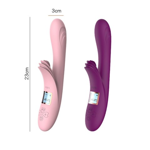 Wibrator damski królik z wibracjami masażer łechtaczki 23 cm Wibrator damski królik z wibracjami masażer łechtaczki 23 cm