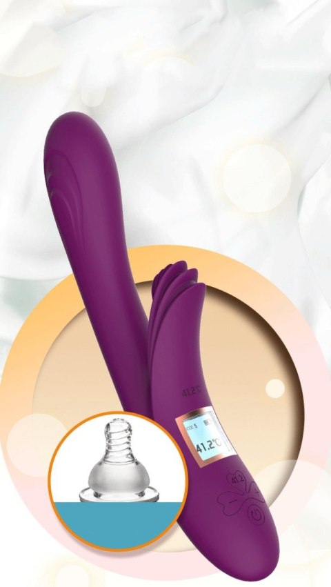 Wibrator damski królik z wibracjami masażer łechtaczki 23 cm Wibrator damski królik z wibracjami masażer łechtaczki 23 cm
