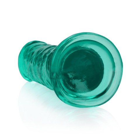 Żelowe zielone dildo z przyssawką waginalne i analne 20 cm Żelowe zielone dildo z przyssawką waginalne i analne 20 cm