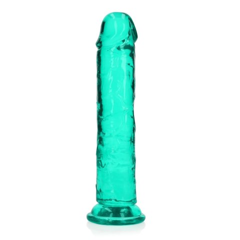 Żelowe zielone dildo z przyssawką waginalne i analne 22 cm Żelowe zielone dildo z przyssawką waginalne i analne 22 cm