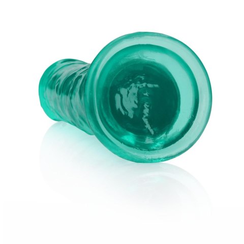 Żelowe zielone dildo z przyssawką waginalne i analne 25 cm Żelowe zielone dildo z przyssawką waginalne i analne 25 cm