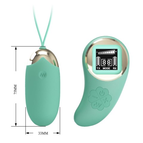 Jajeczko wibrujące PRETTY LOVE - Mina-10 trybów wibracji 9 trybów szybkości z pilotem