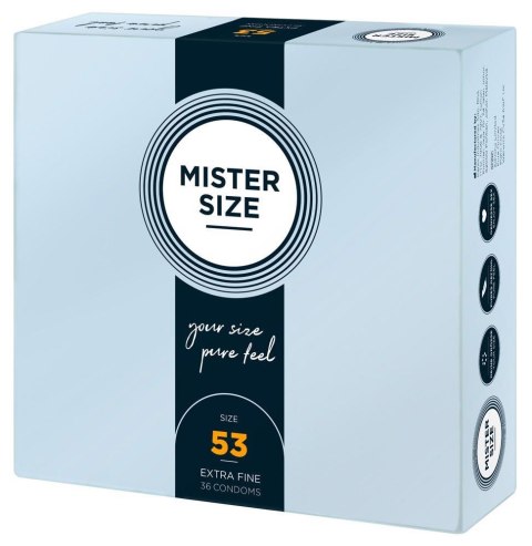 Mister Size 53mm pack of 36 Mister Size 53mm pack of 36