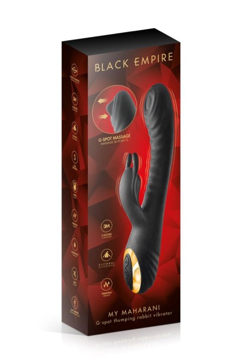 RABBIT MY MAHARANI BLACK EMPIRE VIBRATOR RABBIT MY MAHARANI BLACK EMPIRE VIBRATOR