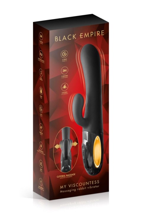RABBIT MY VISCOUNTESS BLACK EMPIRE VIBRATOR RABBIT MY VISCOUNTESS BLACK EMPIRE VIBRATOR