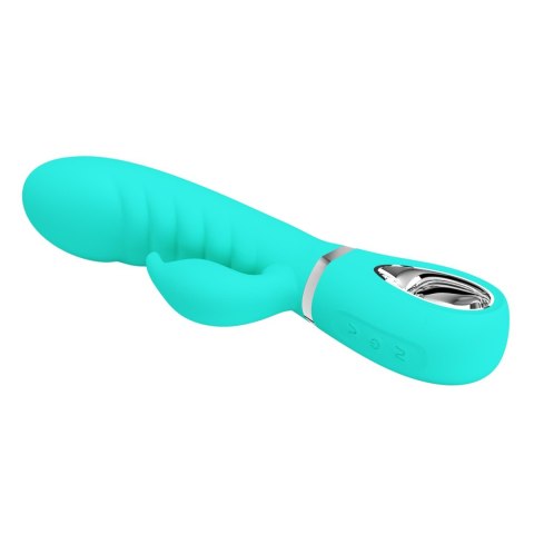 Wibrator króliczek -PRETTY LOVE - PRESCOTT Green 7 function vibrations