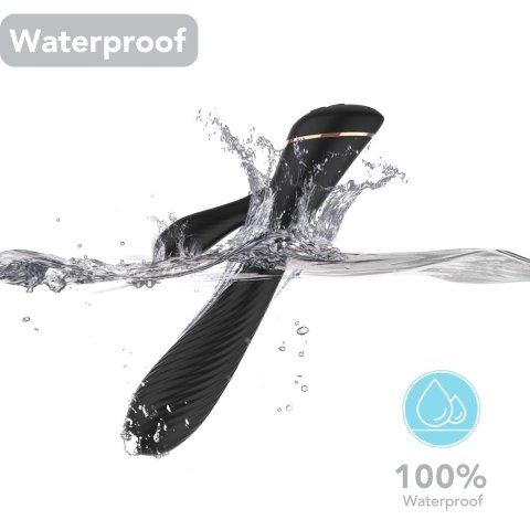 Wibrator ze stymulacją łechtaczki B - series Joy Hare Black Wibrator ze stymulacją łechtaczki B - series Joy Hare Black